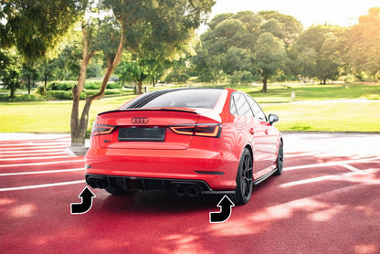 💫Splitter Laterali Posteriori adatto per Audi S3 Berlina 8V💫