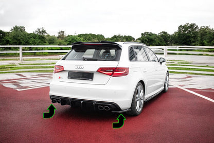 🔥Splitter laterali posteriori Audi S3 Sportback 8V🔥