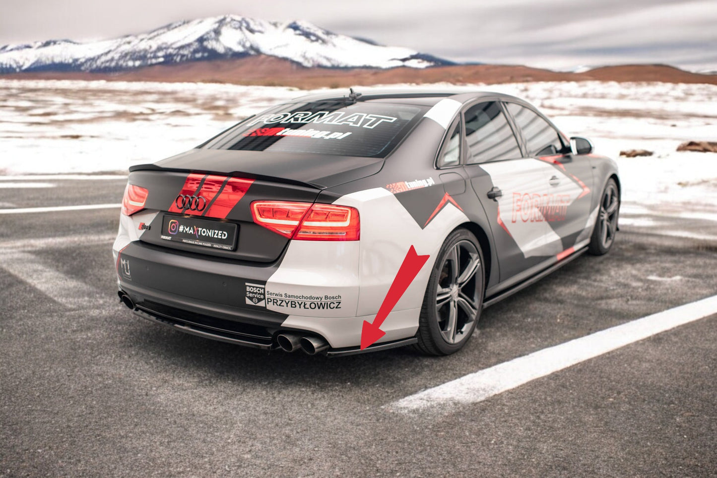 ✨Rear Side Splitter Suitable for Audi S8 D4✨