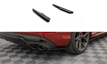 💫Rear side splitter suitable for Audi SQ7 Mk2 (4M) Facelift💫