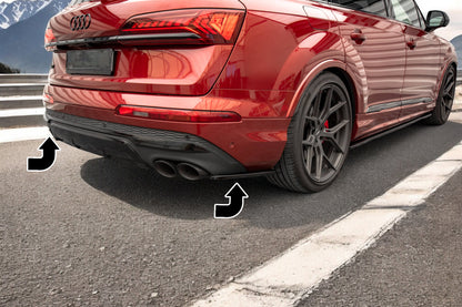 💫Rear side splitter suitable for Audi SQ7 Mk2 (4M) Facelift💫