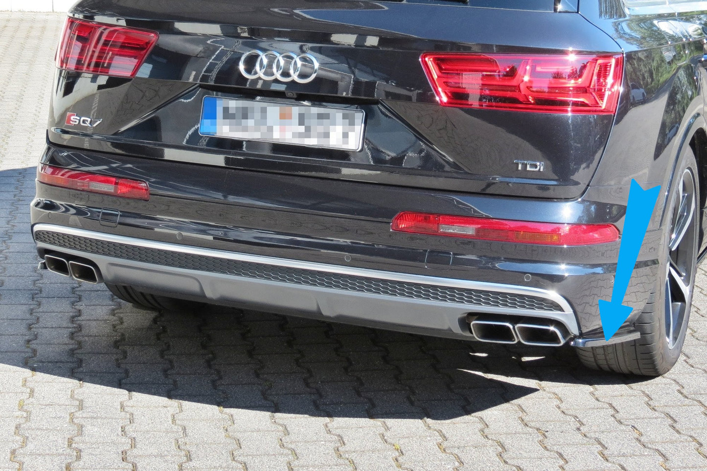 🔥Splitter Laterali Posteriori Adatto Per Audi SQ7 / Q7 S-Line Mk.2🔥