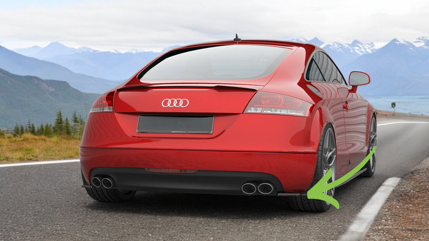 🌺Splitter laterali posteriori adatto per Audi TT 3.2 V6 8J🌺