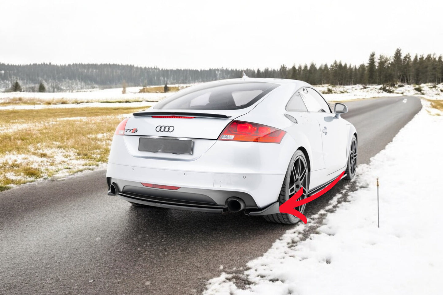 💎Splitter laterali posteriori Adatto Per Audi TT S-Line 8J Facelift💎