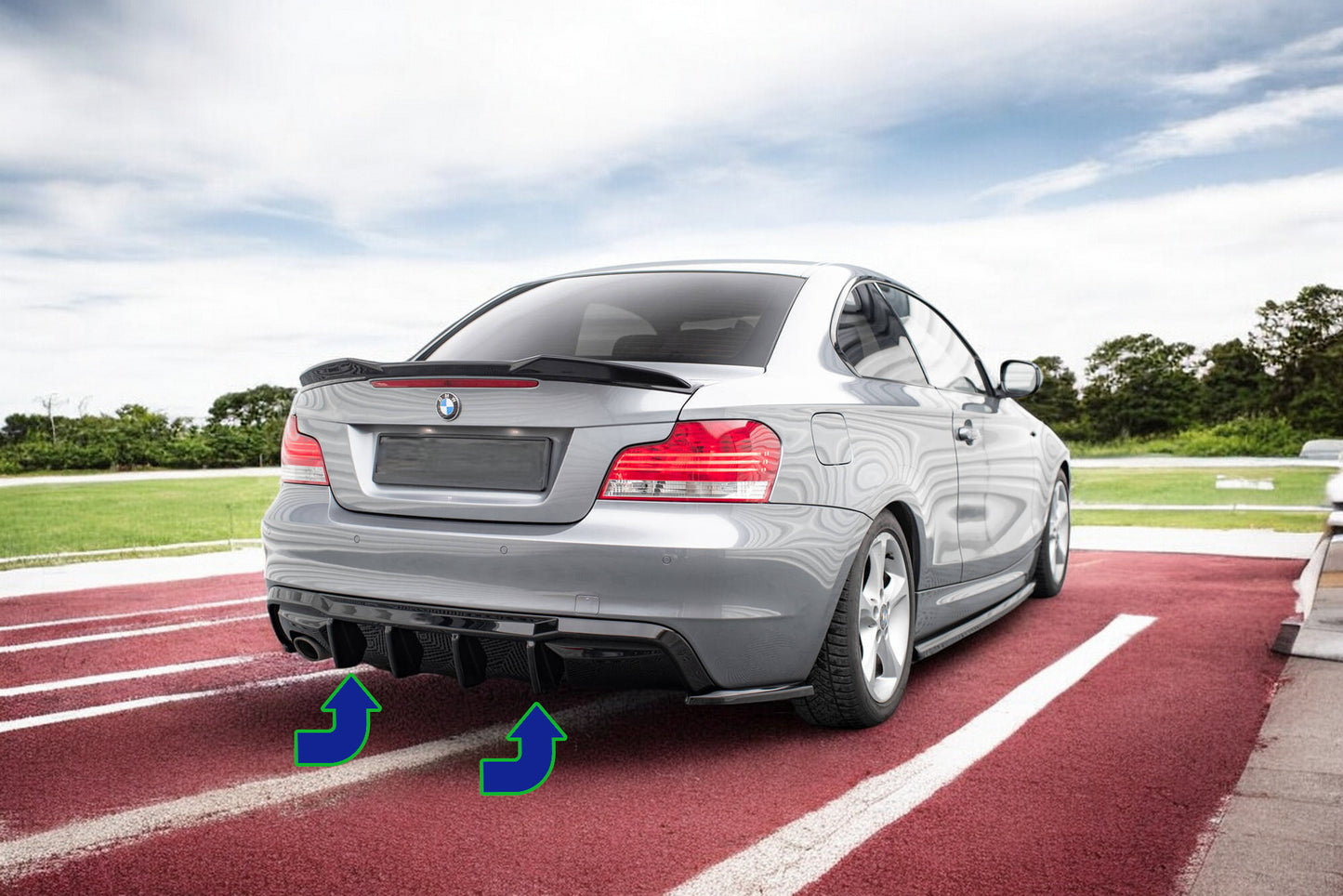 ✨Mantovana posteriore BMW 1 M-Pack E82✨