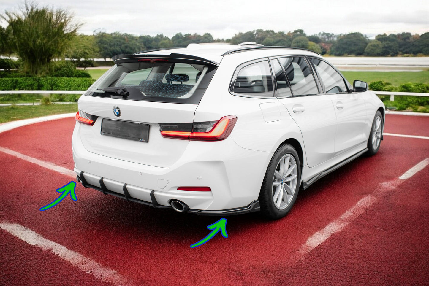 ⭐Splitter Laterali Posteriori BMW 3 Berlina / Touring G20 / G21 Facelift⭐