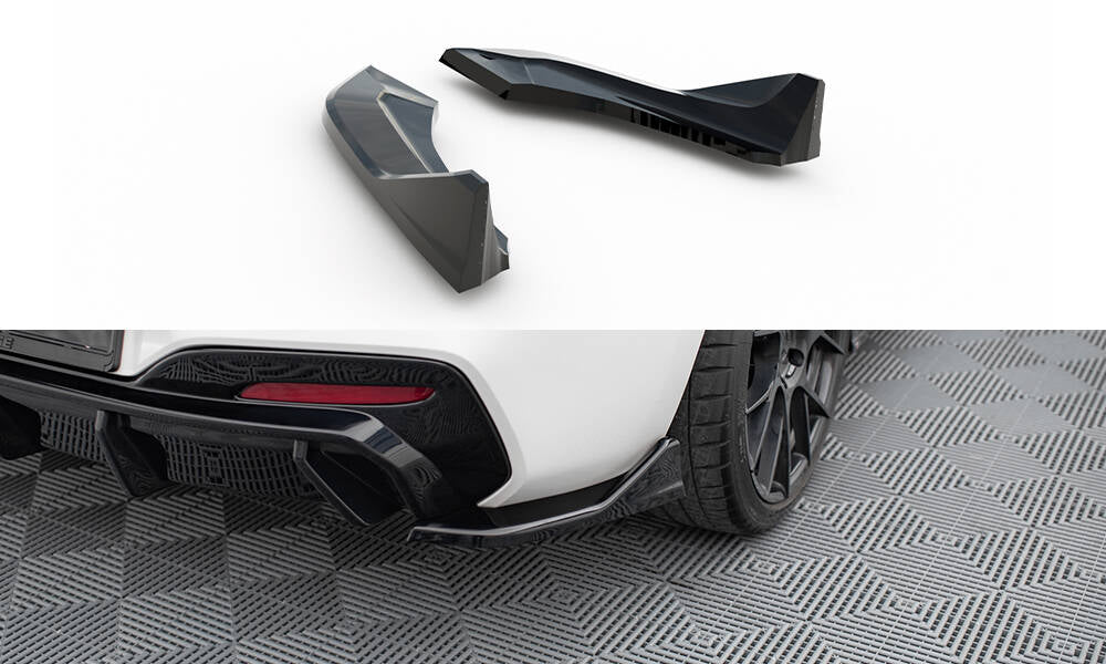 ⭐Splitter laterali posteriori (per mantovana posteriore V.3) BMW 1 M-Pack / M14⭐