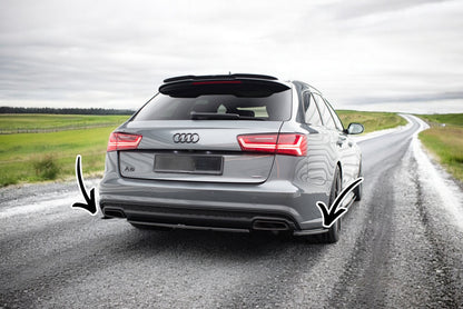 💫Splitter laterali posteriori V.1 Audi A6 / A6 C7 S-line / S6 C7 Facelift💫