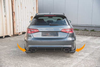 🔥Splitter Laterali Posteriori V.1 Adatto Per Audi RS3 8V Sportback🔥