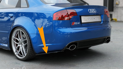 🔥Splitter Laterali Posteriori V.1 Adatto Per Audi RS4 Berlina B7🔥