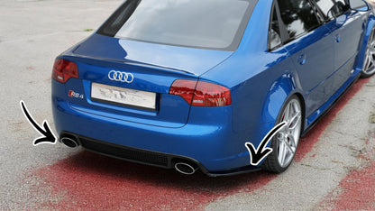 🔥Rear Side Splitters V.1 suitable for Audi RS4 Sedan B7🔥