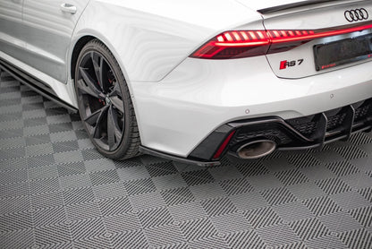 😎Splitter Laterali Pposteriori V.1 Adatto Per Audi RS7 C8😎