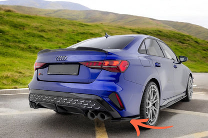 😎Splitter laterali posteriori V.1 adatto per Audi S3 Sedan 8Y Facelift😎