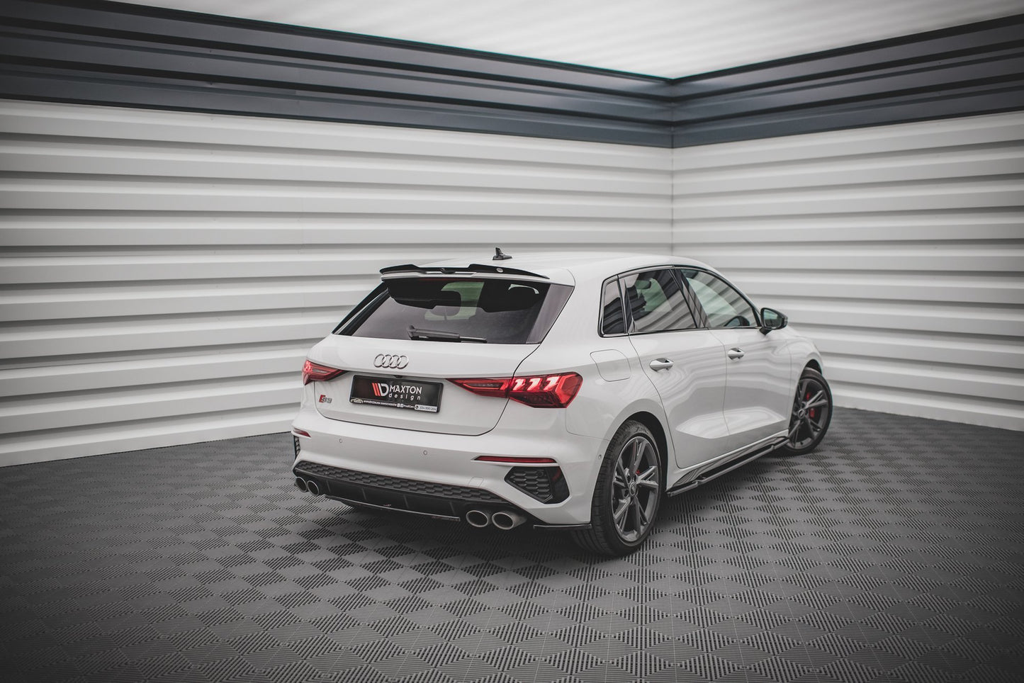 REAR SIDE SPLITTERS V.1 AUDI S3 SPORTBACK 8Y PRODUCT CODE: AU-A3-8Y-SLINE-RSD1G