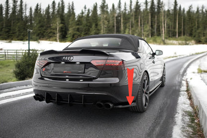 😎Rear splitter V.1 Suitable for Audi S5/A5 S-Line Coupé/Cabriolet 8T😎