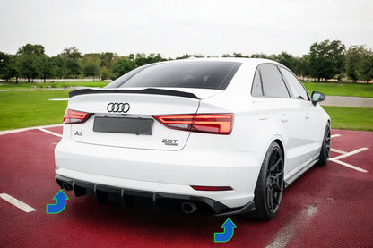 🔥Splitter Laterali Posteriori V.2 Audi A3 Berlina 8V Facelift🔥