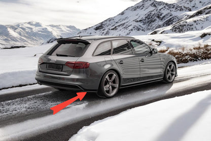 😍Rear Side Splitter V.2 Suitable For Audi A4 S-Line Avant B8 Facelift😍