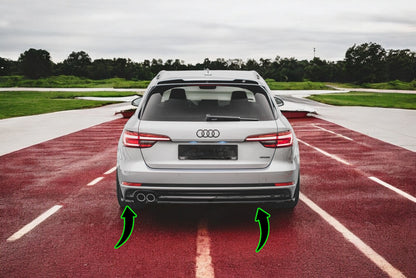 💫Rear Side Splitter V.2 suitable for Audi A4 S-Line B9💫