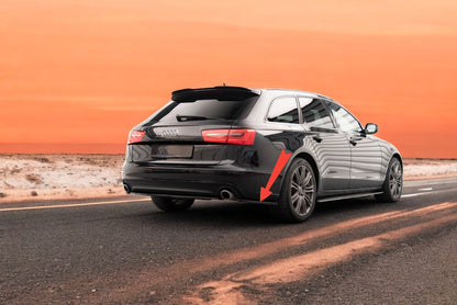 😎Splitter Laterali Posteriori V.2 Adatto Per Audi A6 Avant C7😎
