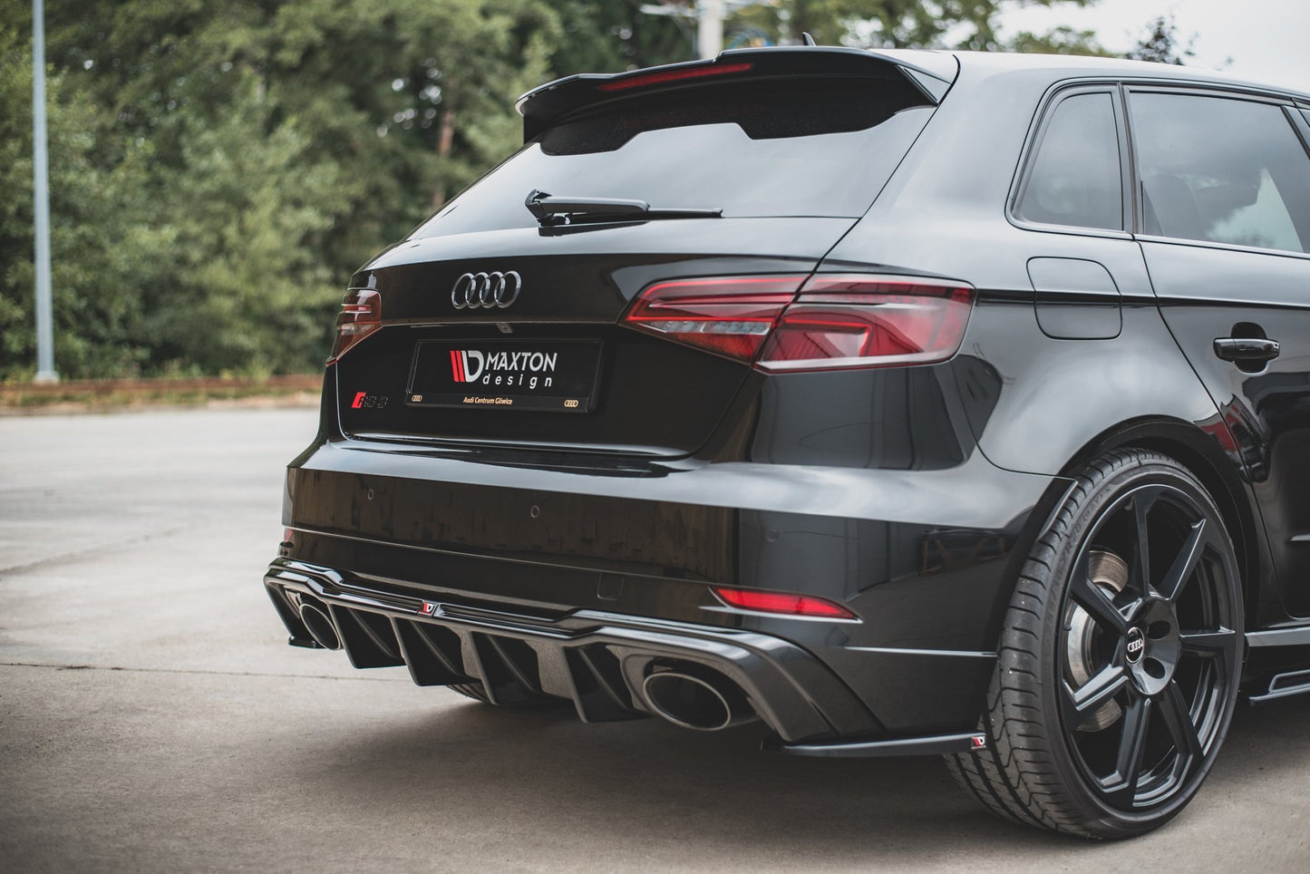 REAR SIDE SPLITTER V.2 AUDI RS3 8V SPORTBACK FACELIFT