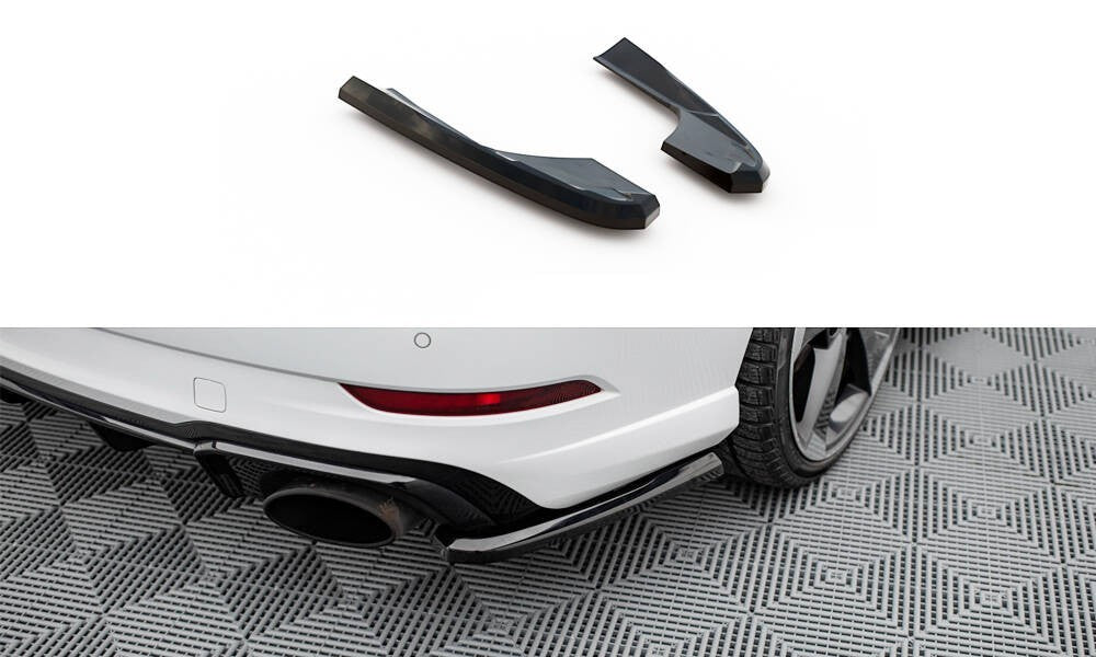 🌺Splitter laterali posteriori V.2 Adatto Per Audi RS3 Sedan 8V Facelift🌺