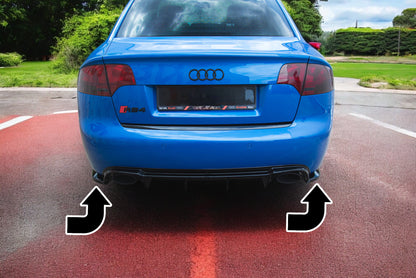 🔥Splitter Laterali Posteriori V.2 adatto per Audi RS4 Berlina B7🔥