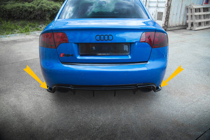 🔥Rear Side Splitters V.2 Suitable For Audi RS4 Sedan B7🔥
