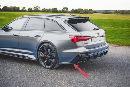 😎Splitter laterali posteriori V.2 adatto per Audi RS6 C8😎