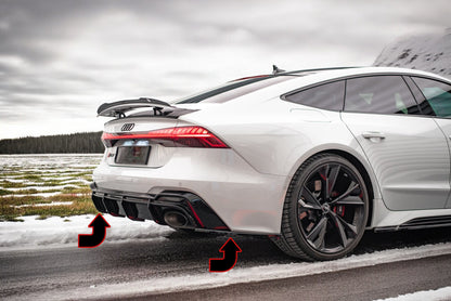 🔥Rear Side Splitter V.2 suitable for Audi RS7 C8🔥