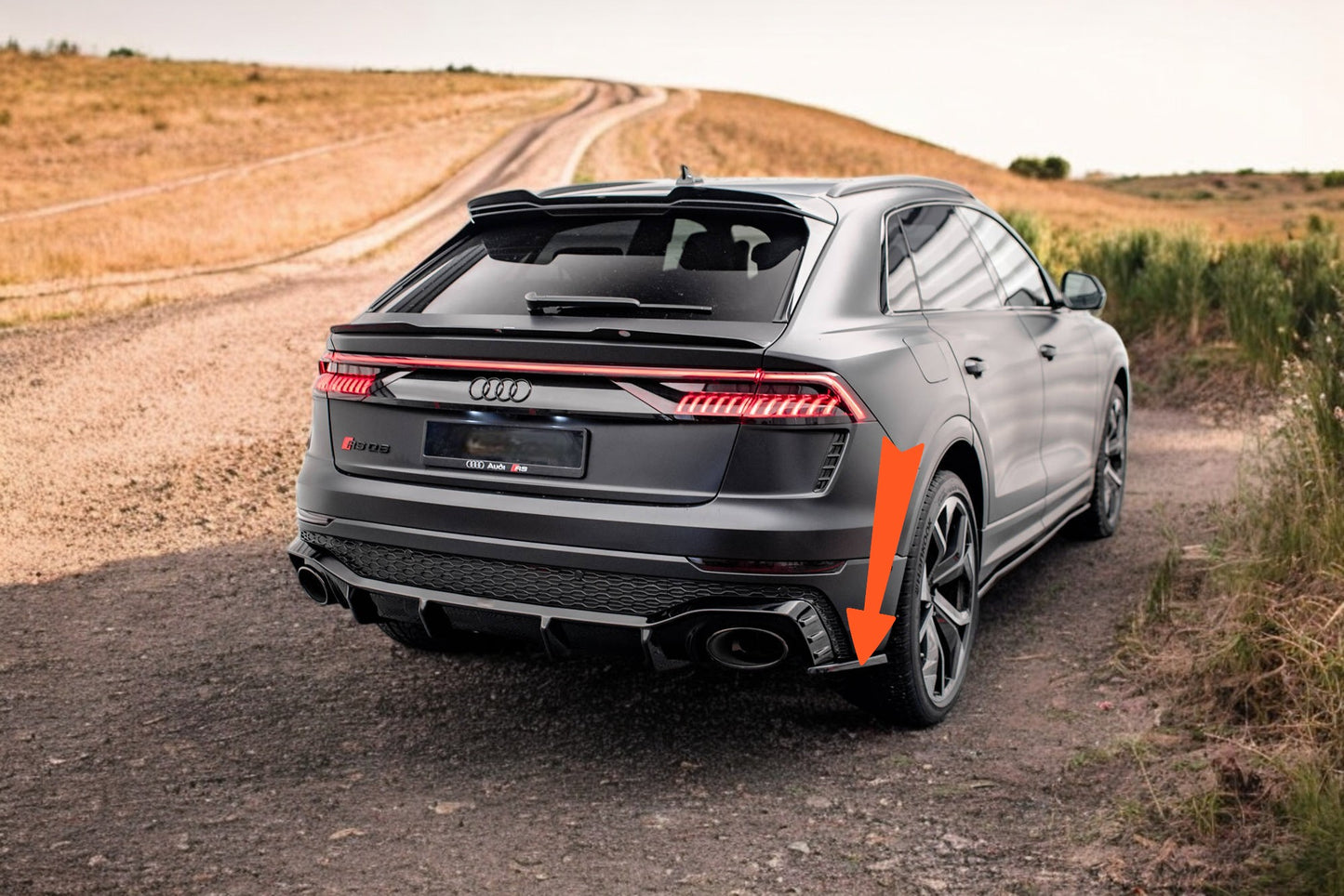 ❤️Splitter laterali posteriori V.2 adatto per Audi RSQ8 Mk1❤️