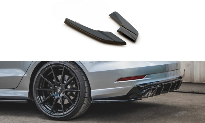 🔥Rear Side Splitter V.2 suitable for Audi S3 Sedan 8V Facelift🔥