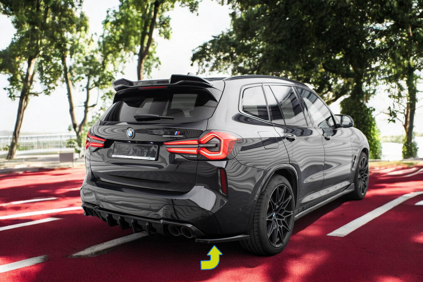 ✨Splitter Laterali Posteriori V.2 BMW X3 M F97 Facelift✨