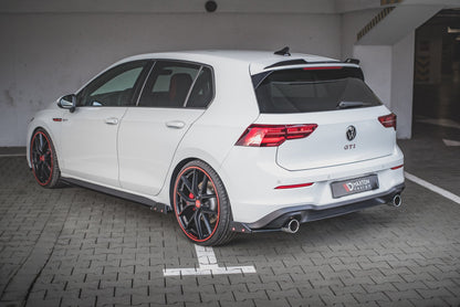 SPLITTER LATERALI POSTERIORI V.2 + FLAPS ADATTI PER VOLKSWAGEN GOLF 8 GTI 2020