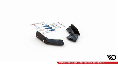 SPLITTER LATERALI POSTERIORI V.2 + FLAPS VOLKSWAGEN GOLF R MK8 2020