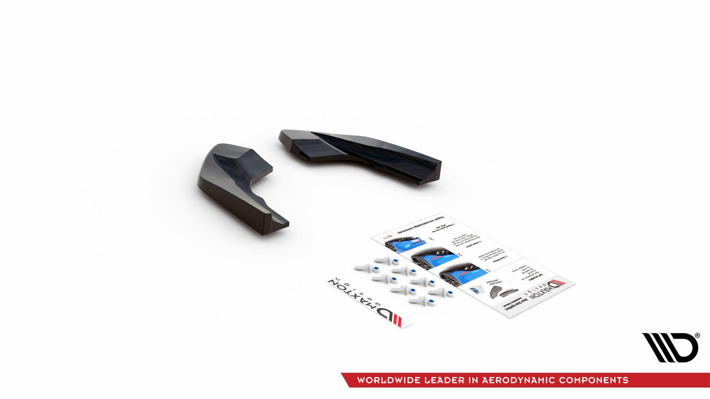 SPLITTER LATERALI POSTERIORI ADATTI PER V.2 PER VOLKSWAGEN GOLF R MK8 2020