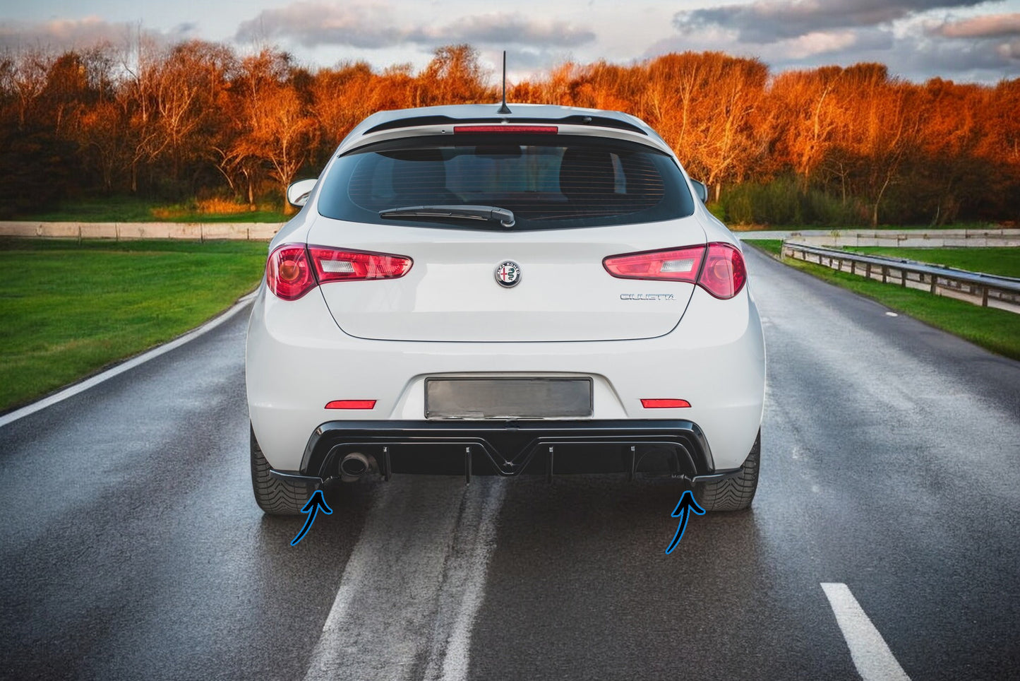 🔥Splitter Laterali Posteriori V.3 Alfa Romeo Giulietta Facelift🔥