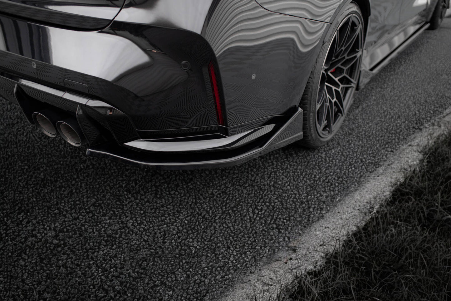 ⭐Splitter Laterali Posteriori V.4 CSL Look BMW M3 Berlina / Touring G80 / G81⭐