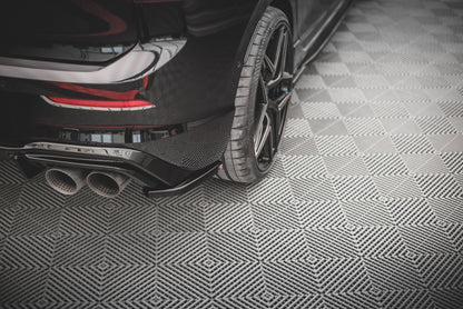 SPLITTER LATERALI POSTERIORI ADATTI V.4 PER VOLKSWAGEN GOLF R MK8 2020