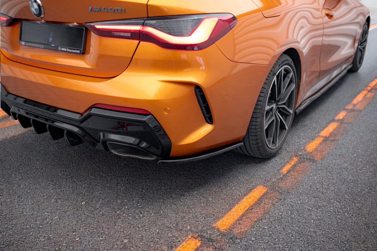 ⭐Splitter Laterali Posteriori V.5 BMW 4 M440i G22 / G23 / G22 Facelift / G23  ⭐