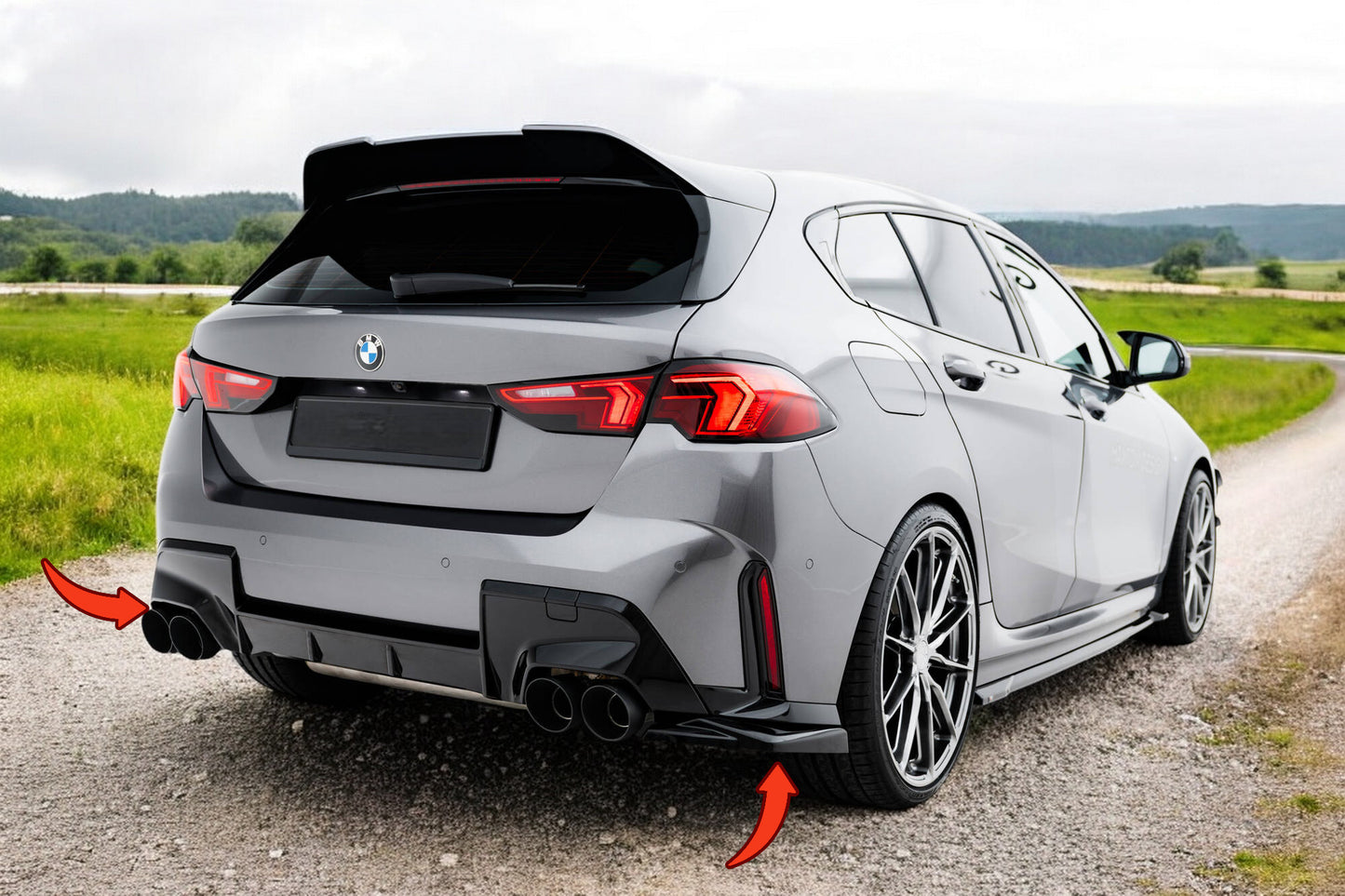 ⭐Splitter Laterali Posteriori V.5 adatto per BMW M135i F70⭐