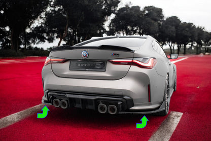 ✨Splitter Laterali Posteriori V.5 (Per Mantovana Posteriore v.1) BMW M4 G82✨