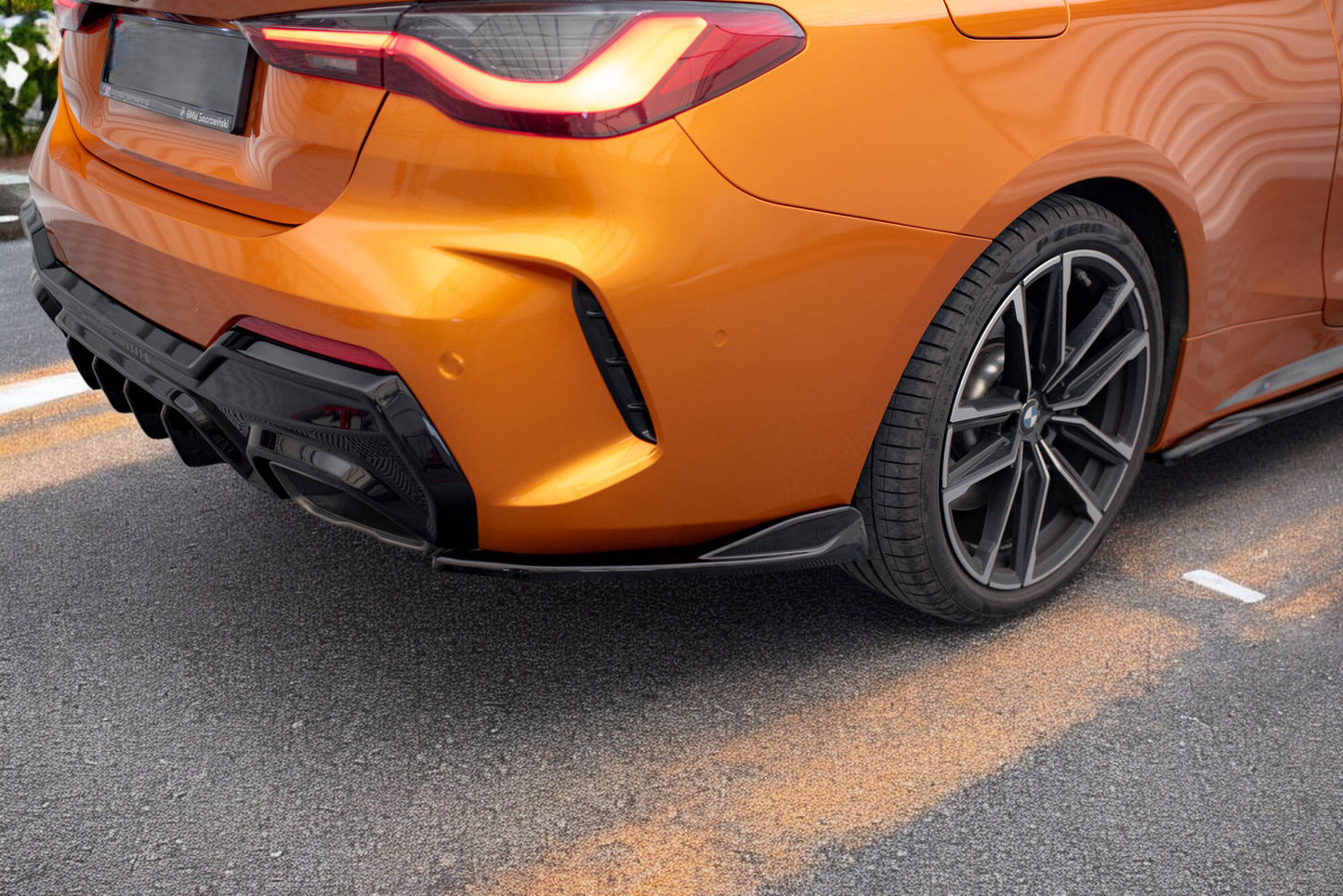 ⭐Splitter Laterali Posteriori V.6 BMW 4 M440i G22 / G23 / G22 Facelift / G23 ⭐