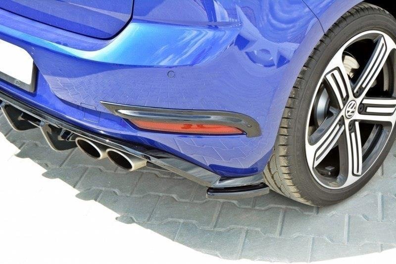 SPLITTER LATERALI POSTERIORI adatti per VW GOLF 7 R / R-LINE FACELIFT 2017-2020