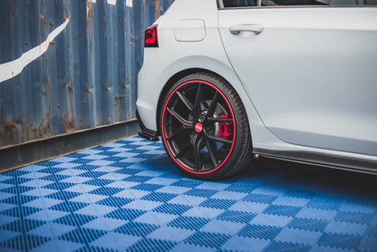 SPLITTER LATERALI POSTERIORI adatti per VOLKSWAGEN GOLF 8 GTI 2020