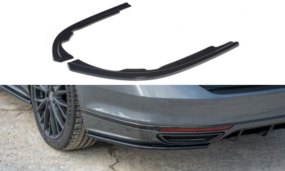 SPLITTER LATERALI POSTERIORI adatti per  VOLKSWAGEN PASSAT R-LINE B8 2015-2019