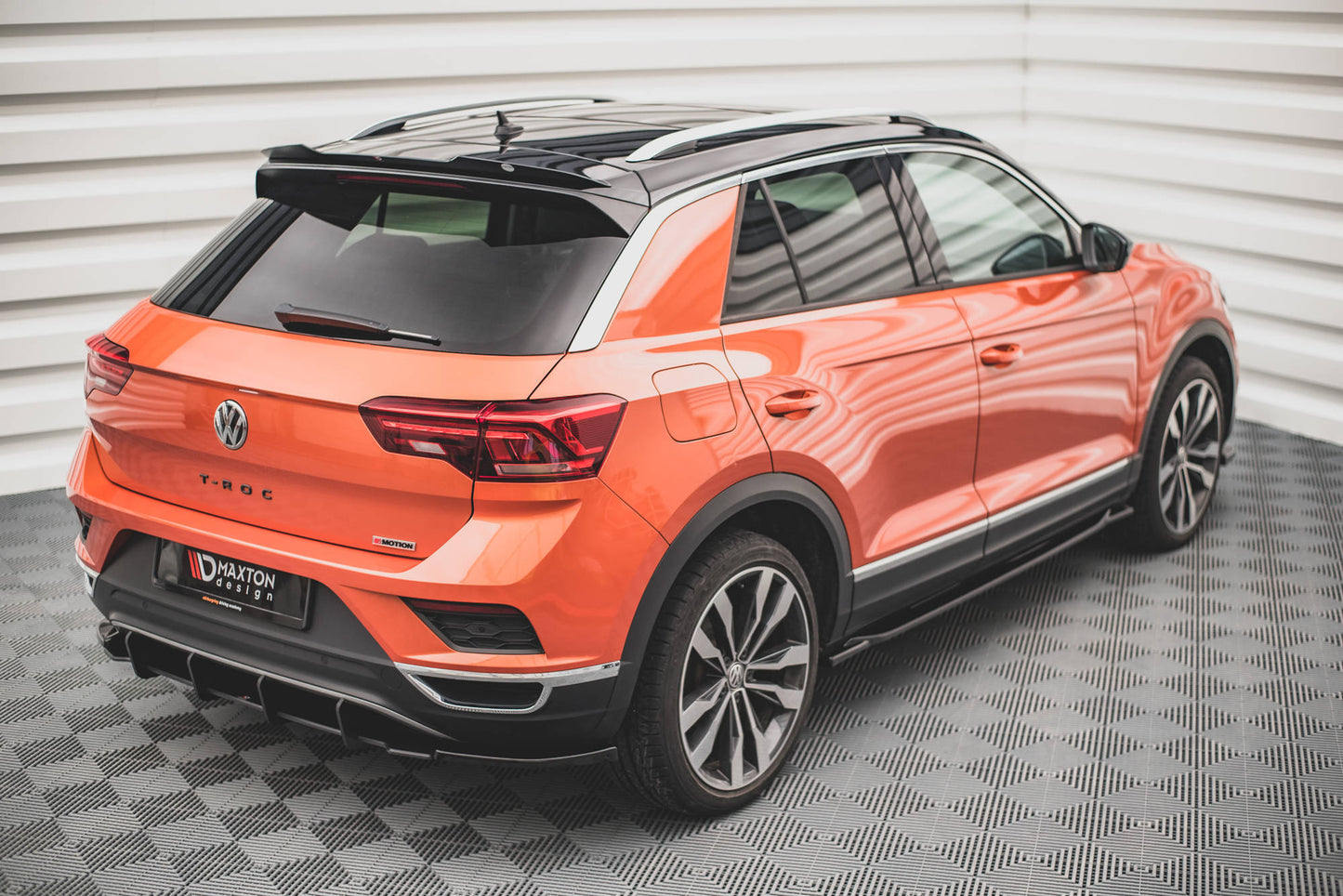 SPLITTER LATERALI POSTERIORI adatti per VOLKSWAGEN T-ROC MK1