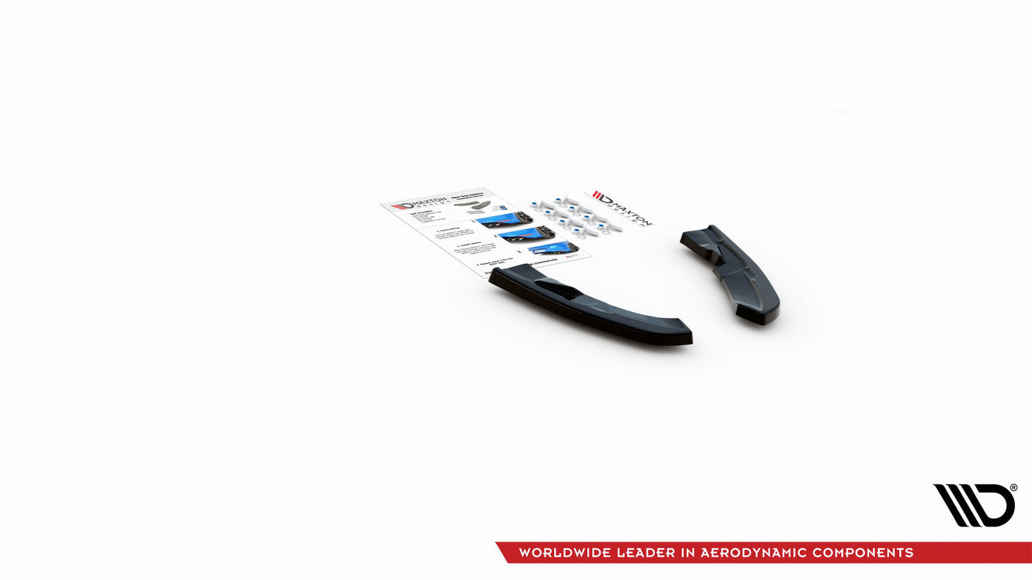 SPLITTER LATERALI POSTERIORI adatti per VOLKSWAGEN TIGUAN R MK2 FACELIFT