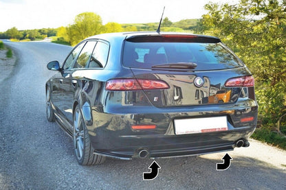 🔥Splitter posteriore ALFA ROMEO 159 (senza barre verticali)🔥