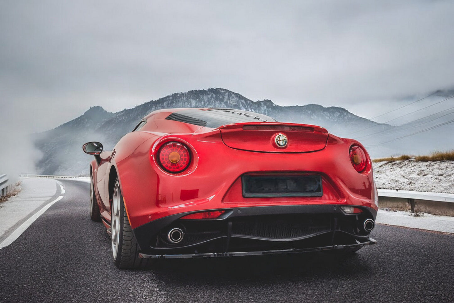 🔥Splitter posteriore Alfa Romeo 4C🔥