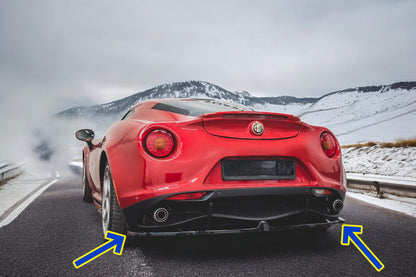 🔥Splitter posteriore Alfa Romeo 4C🔥